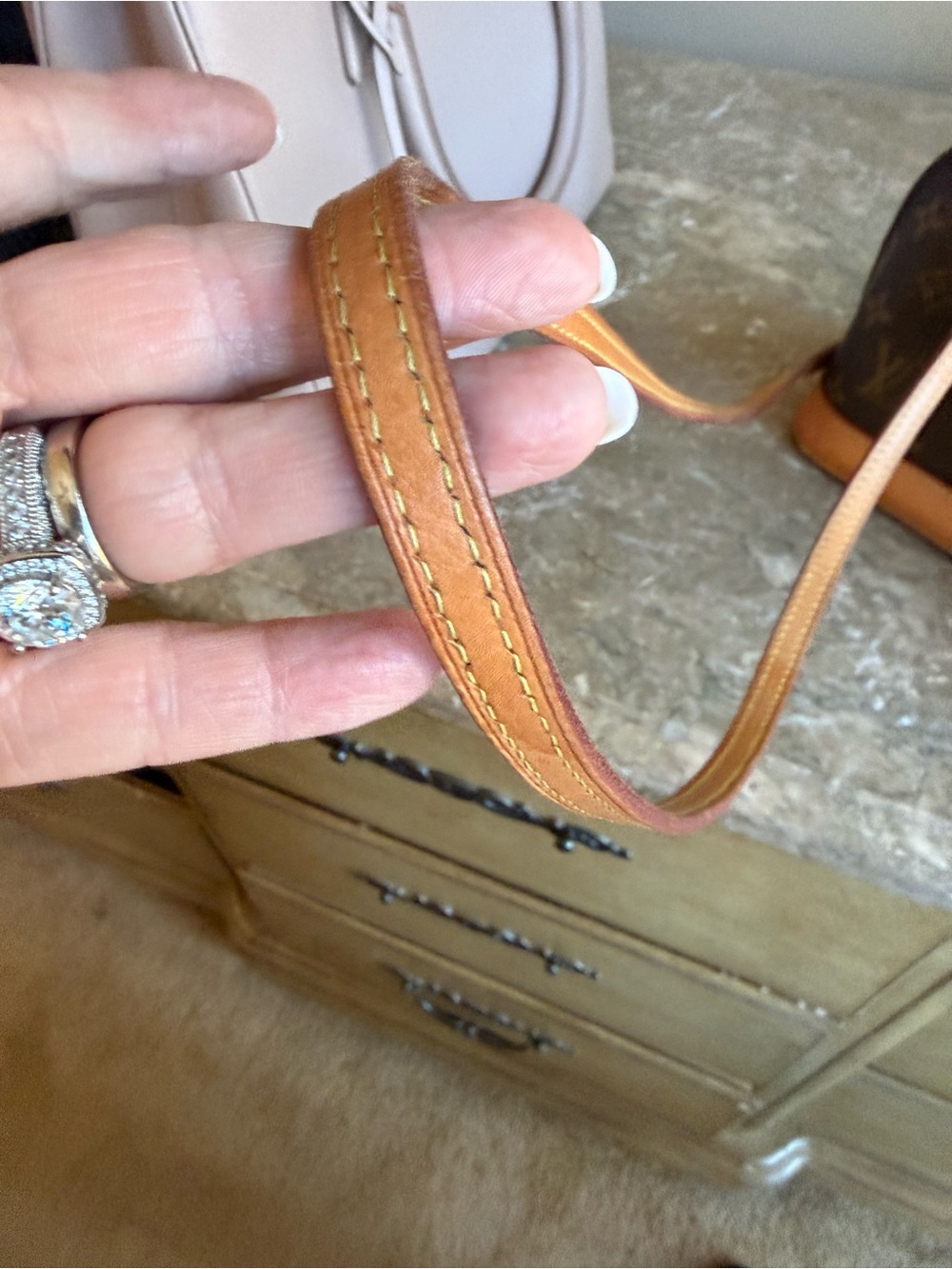 Louis Vuitton Monogram Alma BB Crossbody in Dark Brown and Tan! Authentic COA - Picture 12 of 16